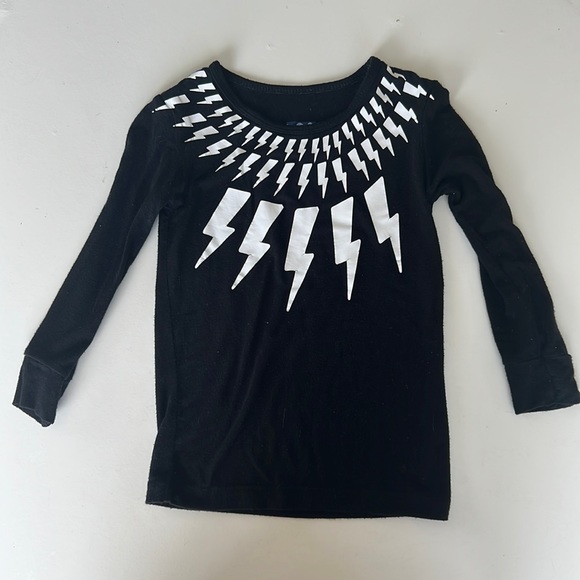 GIFTED Pants Toddler Boys Pajamas Halloween David Schitts Creek Black Bolts - Picture 2 of 8